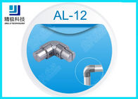 डबल पक्षों एल्यूमीनियम ट्यूबिंग जोड़ों 90 डिग्री इनर कनेक्टर मरो कास्टिंग AL-12