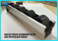 हैवी ड्यूटी रोलर ट्रैक पीई व्हील मैटरेल 40 ए 4000 मिमी प्रति बार मानक लंबाई