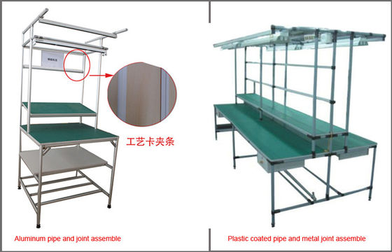 Lean Pipe Rack Workstation Industrial Workbench