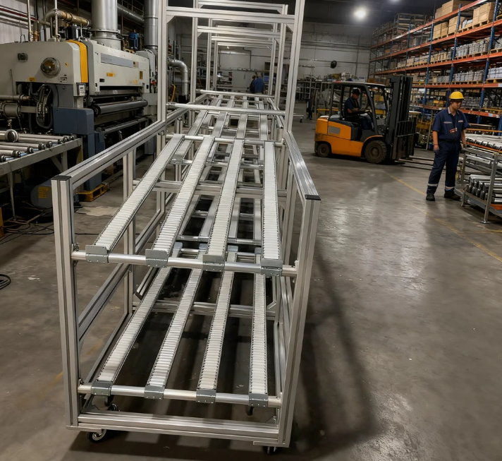 Heavy-duty Intelligent Flexible Gravity Flow Pallet Racking Systems With High Load Capacity, Suitable For Various Working Scenarios
