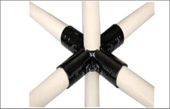 उत्पादन लाइनों और कार्यक्षेत्रों के लिए समग्र पाइप क्रॉस संयुक्त धातु फिटिंग